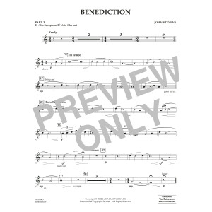 Benediction - Pt.3 - Eb Alto Sax/Alto Clar.