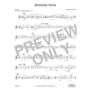 Benediction - Pt.4 - Bb Tenor Sax/Bar. T.C.
