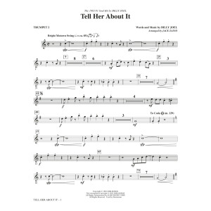 Tell Her About It (arr. Jack Zaino) - Trumpet 2