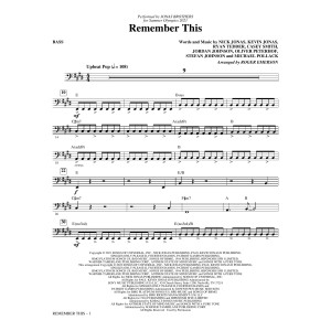 Remember This (arr. Roger Emerson) - Bass