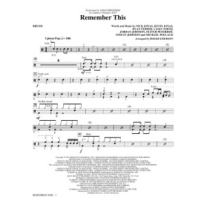 Remember This (arr. Roger Emerson) - Drums