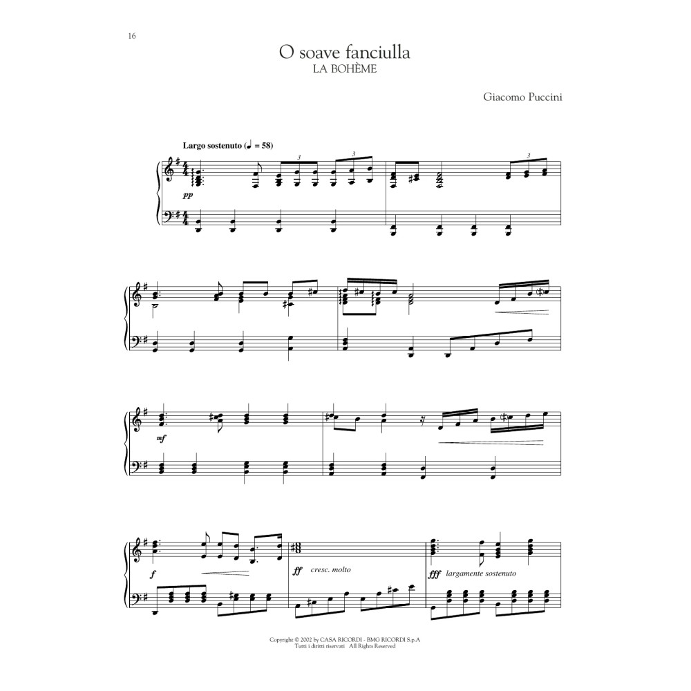 O Soave Fanciulla