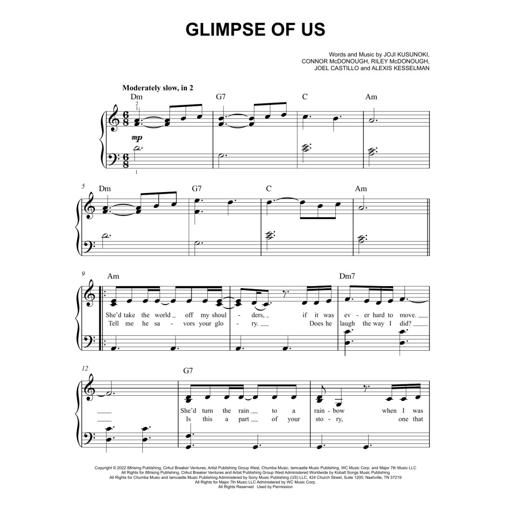 Glimpse Of Us