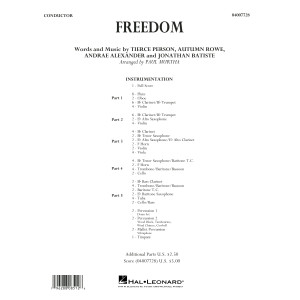 Freedom (arr. Paul Murtha) - Conductor Score (Full Score)