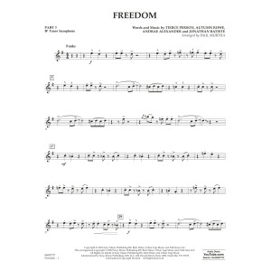 Freedom (arr. Paul Murtha) - Pt.3 - Bb Tenor Saxophone