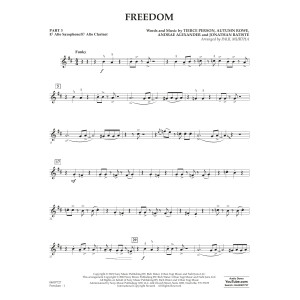 Freedom (arr. Paul Murtha) - Pt.3 - Eb Alto Sax/Alto Clar.