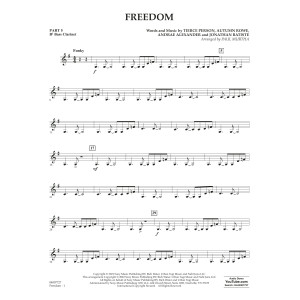 Freedom (arr. Paul Murtha) - Pt.5 - Bb Bass Clarinet