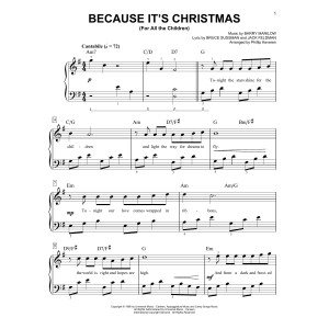 Because It's Christmas (For All The Children) (arr. Phillip Keveren)