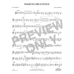 March Circuitous - Bb Clarinet 3