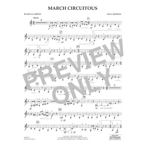 March Circuitous - Bb Bass Clarinet