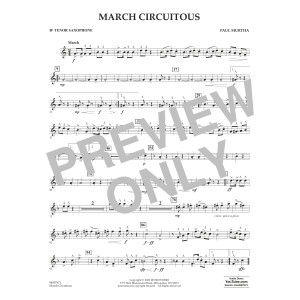 March Circuitous - Bb Tenor Saxophone