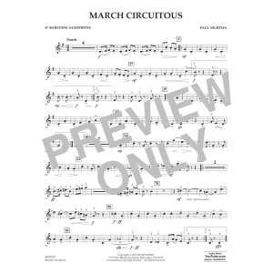March Circuitous - Eb Baritone Saxophone