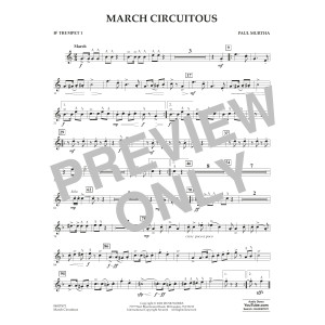March Circuitous - Bb Trumpet 1