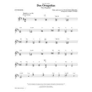 Dos/Two Oruguitas (from Encanto) (arr. Audrey Snyder) - Synthesizer