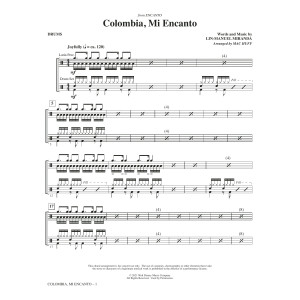 Colombia, Mi Encanto (from Encanto) (arr. Mac Huff) - Drums