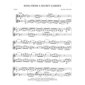 Song From A Secret Garden