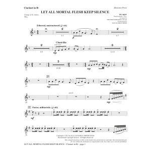 Let All Mortal Flesh Keep Silence - Bb Clarinet