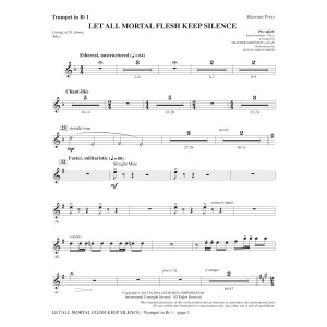 Let All Mortal Flesh Keep Silence - Bb Trumpet 1