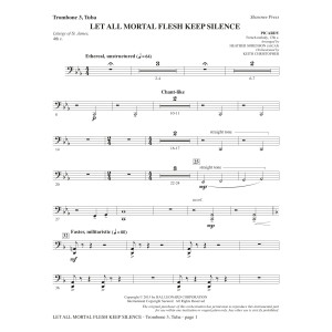 Let All Mortal Flesh Keep Silence - Trombone 3/Tuba