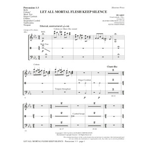 Let All Mortal Flesh Keep Silence - Percussion 1-3