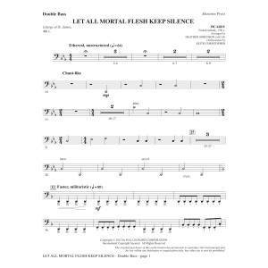 Let All Mortal Flesh Keep Silence - Double Bass