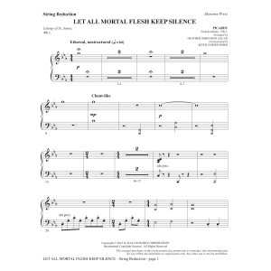 Let All Mortal Flesh Keep Silence - Keyboard String Reduction