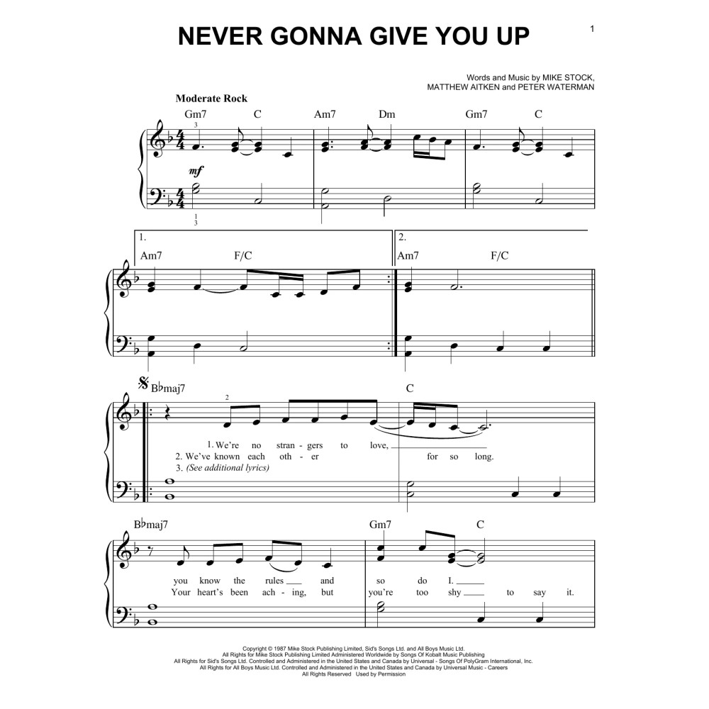 Never Gonna Give You Up