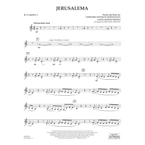 Jerusalema (feat. Nomcebo Zikode) (arr. Michael Brown) - Bb Clarinet 3
