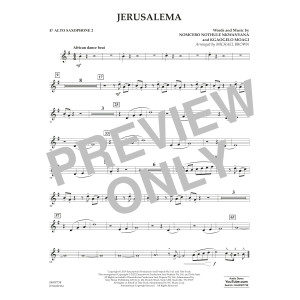 Jerusalema (feat. Nomcebo Zikode) (arr. Michael Brown) - Eb Alto Saxophone 2