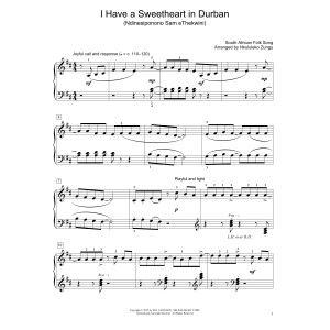 I Have A Sweetheart In Durban (Ndinesiponono Sam Ethekwini) (arr. Nkululeko Zungu)