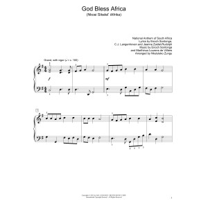 God Bless Africa (Nkosi Sikelel' Iafrika) (arr. Nkululeko Zungu)