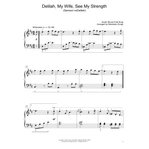 Delilah, My Wife, See My Strength (Samson Nodelilah) (arr. Nkululeko Zungu)