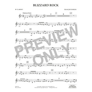 Blizzard Rock - Bb Clarinet