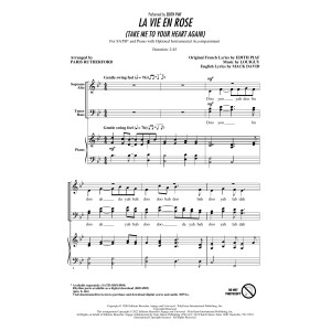 La Vie En Rose (Take Me To Your Heart Again) (arr. Paris Rutherford)