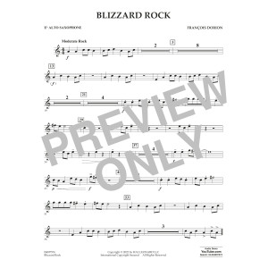 Blizzard Rock - Eb Alto Saxophone