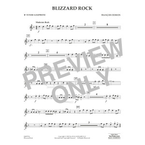 Blizzard Rock - Bb Tenor Saxophone