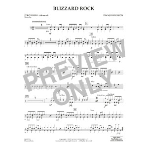 Blizzard Rock - Percussion 1 (Advanced)