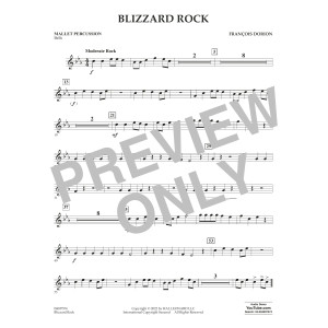 Blizzard Rock - Mallet Percussion