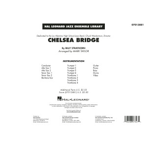Chelsea Bridge (arr. Mark Taylor) - Conductor Score (Full Score)