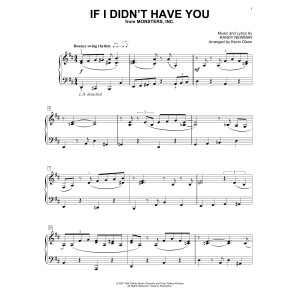 If I Didn't Have You (from Monsters, Inc.) (arr. Kevin Olson)