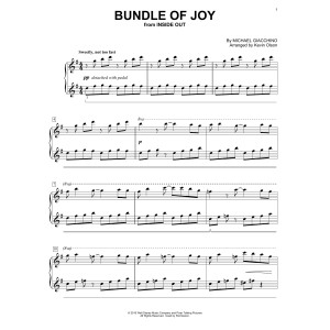 Bundle Of Joy (from Inside Out) (arr. Kevin Olson)