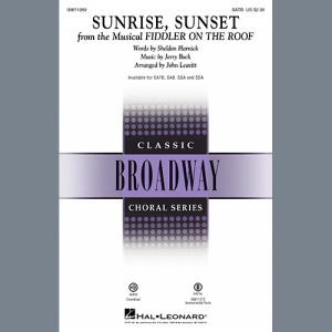 Sunrise, Sunset (from Fiddler On The Roof) (arr. John Leavitt) - Full Score