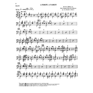 A-Tisket, A-Tasket (arr. David J. Elliott) - Drums
