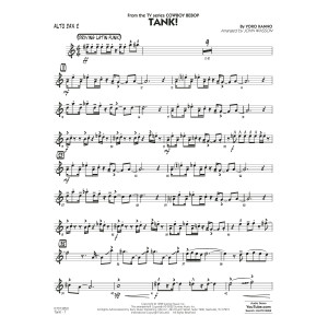 Tank! (from Cowboy Bebop) (arr. John Wasson) - Alto Sax 2