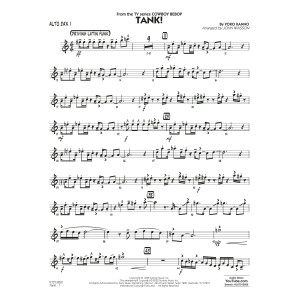 Tank! (from Cowboy Bebop) (arr. John Wasson) - Alto Sax 1
