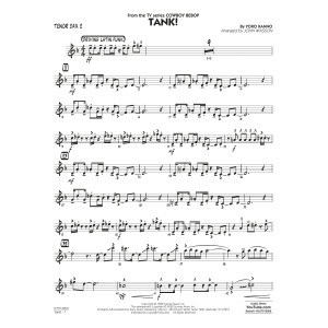 Tank! (from Cowboy Bebop) (arr. John Wasson) - Tenor Sax 2
