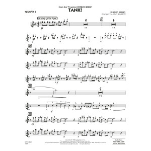 Tank! (from Cowboy Bebop) (arr. John Wasson) - Trumpet 2