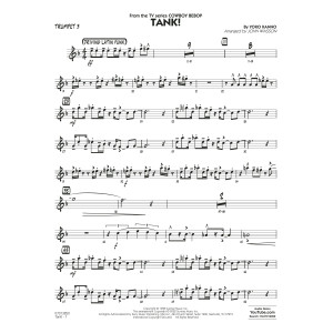 Tank! (from Cowboy Bebop) (arr. John Wasson) - Trumpet 3