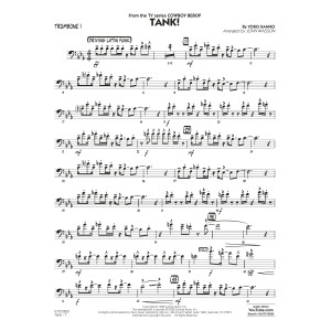 Tank! (from Cowboy Bebop) (arr. John Wasson) - Trombone 1