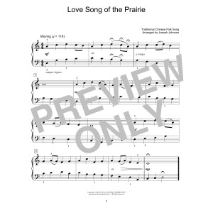 Love Song Of The Prairie (arr. Joseph Johnson)